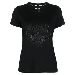 DKNY - Camiseta Casual Original Negro Para Mujer