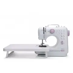 GENERICO - Maquina De Coser Electrica Pequeña Con Pedal 12 Puntadas con soporte