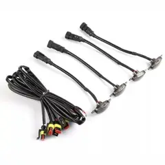 GENERICO - Luces Led Parrilla Amarillas Lujo Persiana X4