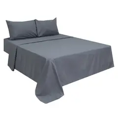 HOMETEX - SAB QUEEN NATURAL  GRIS