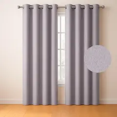 CASATUA - Cortinas Blackout 100% 2Paños 140x220 Lino Doble - Rosa-