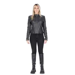 LA CHAQUETERIA - Chaqueta en Cuero Negro W33