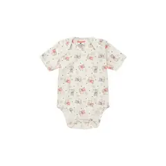 SANTANA - Body Estampado Bebé Manga Corta Niña Carmesí