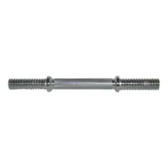 K6 - Barra Para Mancuerna Cromada Estandar De Rosca 35cm