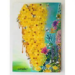 ART CO - Cuadro Decorativo Salvémolas lets save the bees