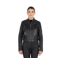 LA CHAQUETERIA - Chaqueta en cuero Negro Nara
