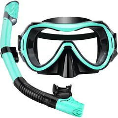 GEF - Kit Careta Buceo Gafas Natacion Y Snorkel Profesional