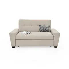 VENECIA - Sofá cama Hamburgo 2P Tela Beige