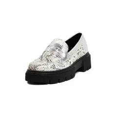 BALLERINA - Mocasines Gris Plata Ballerinas Moriath