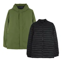 TOTTO - Chaqueta 3 en 1 Maubois Hombre Negra