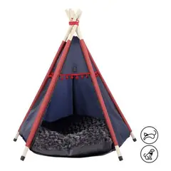 TOTTO - Teepee Charlie para mascota Color: Azul Talla: M