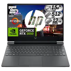 HP - Portatil Gamer Victus 15 Ryzen 5 5600H Ram 12Gb Ssd 512Gb Nvidia 3050 Pantalla 15.6 Fhd