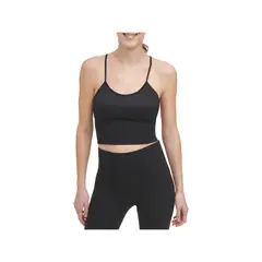 DKNY - Top Deportivo Original Negro Para Mujer
