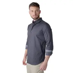 DKNY - Camisa Casual Original Negro Para Hombre