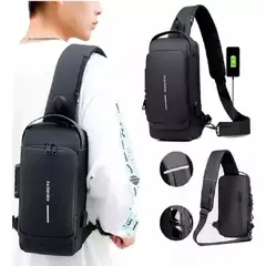 SKY - Bolso Manos Libres Mini Morral Hombre Tipo Pechera