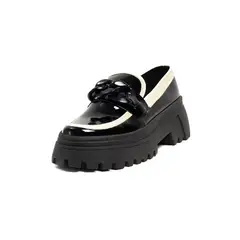 BALLERINA - Mocasines Negro x Beige Ballerinas Melissa