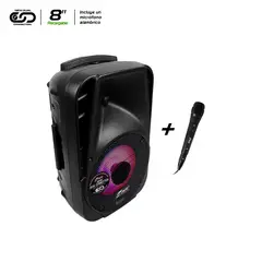 JYR TECHNOLOGY - Cabina Activa Recargable / 8 Pulgadas J5194
