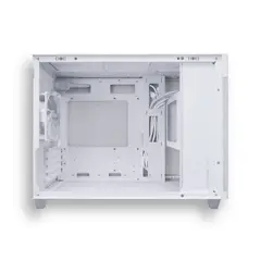 ASUS - Chasis Prime ap201 m-atx vid temp blanca