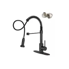 OEM - Grifo Moderno Para Lavaplatos Extensible + Acoples Mangueras