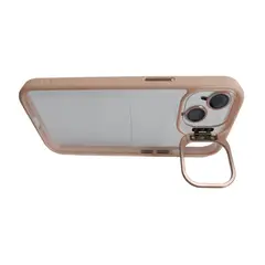 PYX - Estuche Compatible iPhone 15 Con Kit Lentes Y Soporte De Cámaras Rosa