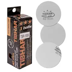 GENERICO - Pelotas Ping Pong 3 Star Bola Tenis Mesa Tibhar Blancas X 3