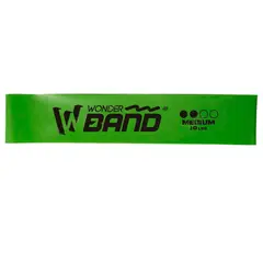 GENERICO - Banda Elástica Resistencia Wonder Verde 10 Lb Medio Yoga