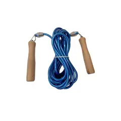 GENERICO - Cuerda Salto Lazo Miyagi Mango Madera Cardio Fitness Entrena