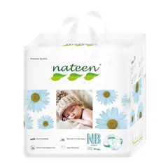 OKOLO - NATEEN Pañales Desechables Ecológicos para Bebés x80 -