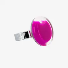 PYLONES - Anillo Hecho A Mano Cachou Mini Fucsia