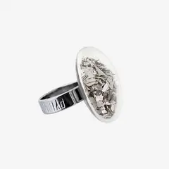 PYLONES - Anillo Hecho A Mano Galet Mediano Glitters