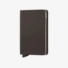 SECRID - Billetera Compacta Slim Marrón_.