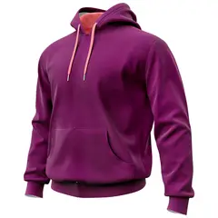 SEVEN ONE - Hoodie Buzo Algodon Perchado 280Gr - Dama