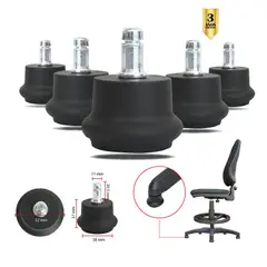 MUEBLESYA - Repuesto Para Silla Giratoria Deslizadores En Nylon 5 Unidades