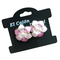 VANIDADES COLLECTIONS - Aretes Flor Para Mujer Maxi Aretes Mujer Grandes Flor