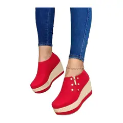 GENERICO - Lindos Tacones Suela Yute De Dama