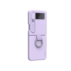 NILLKIN - Estuche Silicone Case Samsung Galaxy Z Flip 4 Lila