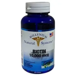 MILENIUM - Biotin biotina 10000mcg x100 cápsulas natural systems