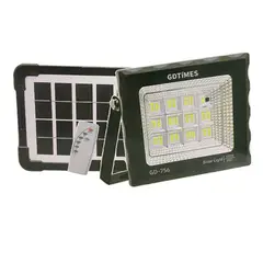 HOME - Reflector Lampara led panel solar 750c 100w recargable