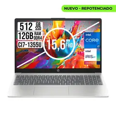 HP - PORTATIL INTEL CORE I7-1355U SSD 512GB RAM 12GB LED 15,6 FULL HD