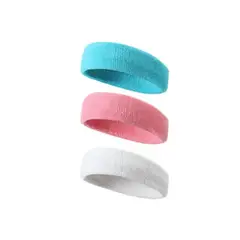 GENERICO - Balaca X 3 Unid Banda De Toalla Elastica de Cabello Deporte Fitness-