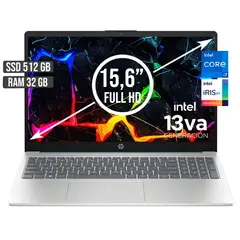 HP - PORTATIL INTEL CORE I7-1355U SSD 512GB RAM 32GB LED 15,6 FULL HD