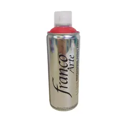 FRANCO ARTE - Pintura en Spray Profesional Color Rojo Fuego