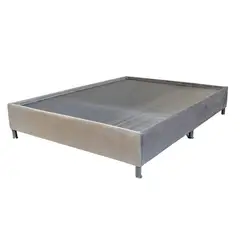 GENERICO - Base Cama Semidoble Gris 190X120cm