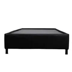 GENERICO - Base Cama Sencilla Negra 190X100cm