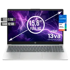 HP - PORTATIL INTEL CORE I7-1355U SSD 1TB RAM 12GB LED 15,6 FULL HD