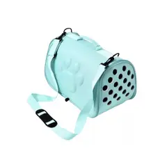 WUUFU - Bolso Maletin Guacal Mascotas Perro Gato Plegable Azul
