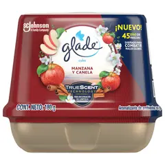 GLADE - Ambientador Cubo en gel Manzana Canela 180 g