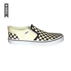 VANS - Tenis Asher Niño-Negro