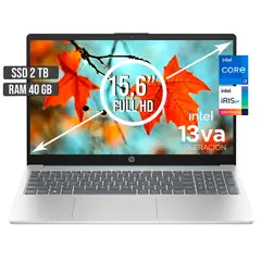 HP - PORTATIL INTEL CORE I7-1355U SSD 2TB RAM 40GB LED 15,6 FULL HD