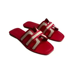 OCLOCK - Sandalia Austria Beige Rojo